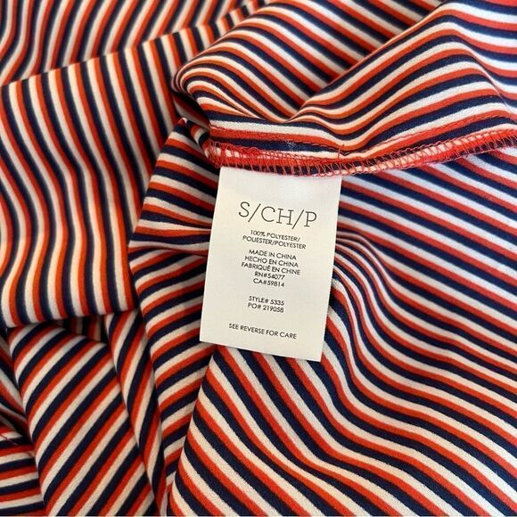 CAbi 5335 Franklin Red White and Blue Stripe Blouse Top Career Size Small - Picture 4 of 4